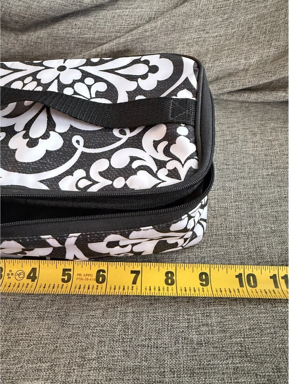 Thirty One Glamour Case In Black Parisian Pop Cosmetics Travel Plastic Lined